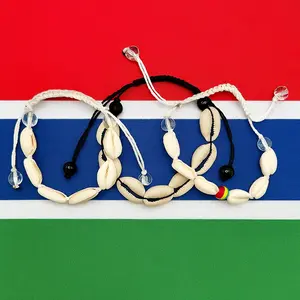 Handmade Cowrie Shell Bracelets Necklaces of The Gambia West Africa Authentic Smiling Coast Jewelry