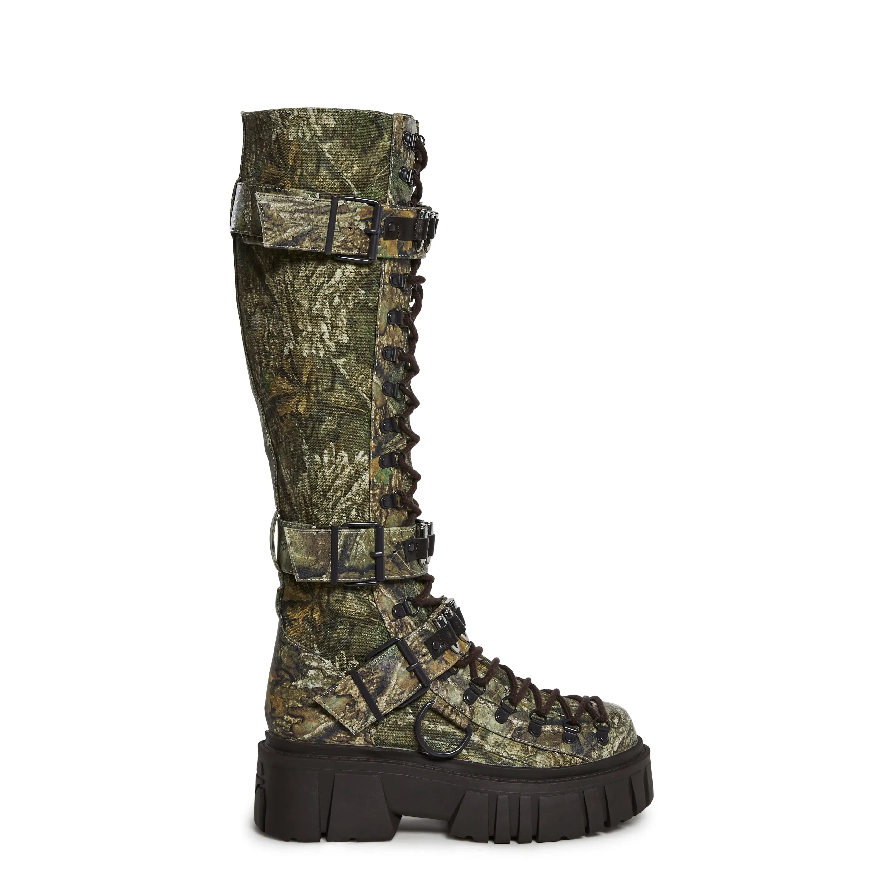 Camo Knee High Boots