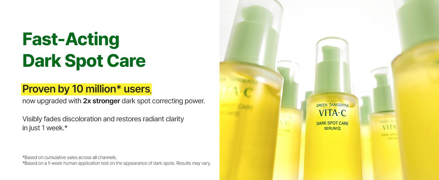 [GOODAL Official Shop] GOODAL Green Tangerine Vitamin C Dark Spot Care Serum ALPHA | Brightening Serum with 5% Niacinamide & Exosome Technology | Fades Dark Spots, Evens Tone & Revives Radiance