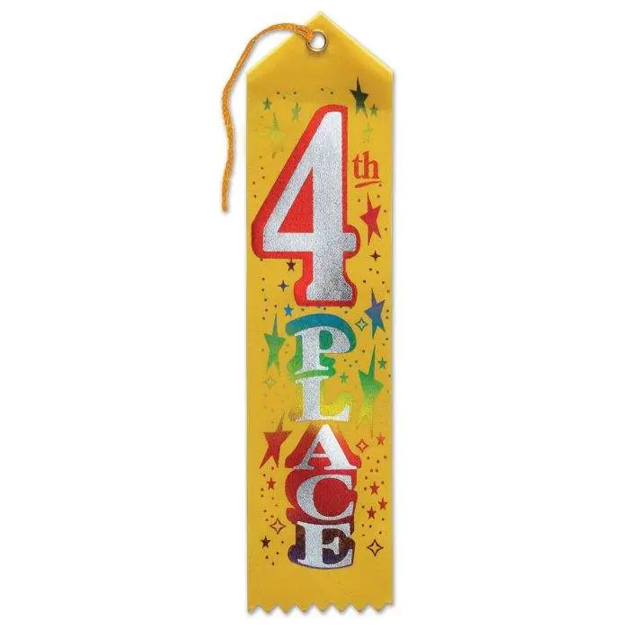 4th Place Award Ribbon 4th Place Award Ribbon