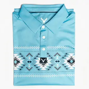 Vexil Brand - Polo - Aztec - Light Blue