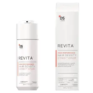DS Labs For Men & Women Revita Conditioner - Scalp Refreshing Hydration for Fuller Looking, Weightless Hydration, Caffeine, Turmeric, Sulfate & Silicone Free, Color Safe, 205 mL