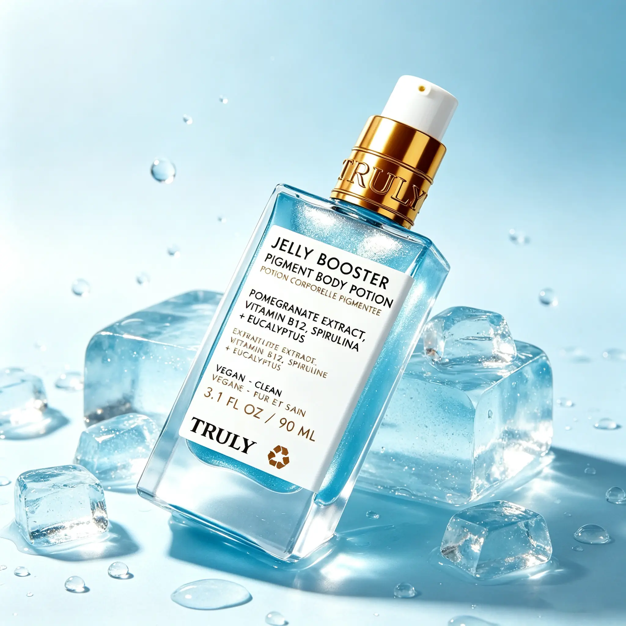 Jelly Booster Pigment Correcting Body Serum with Pomegranate & Vitamin B12, Supports Collagen Renewal to Refine Uneven Body Skin Tone – Suitable for All Skin Types