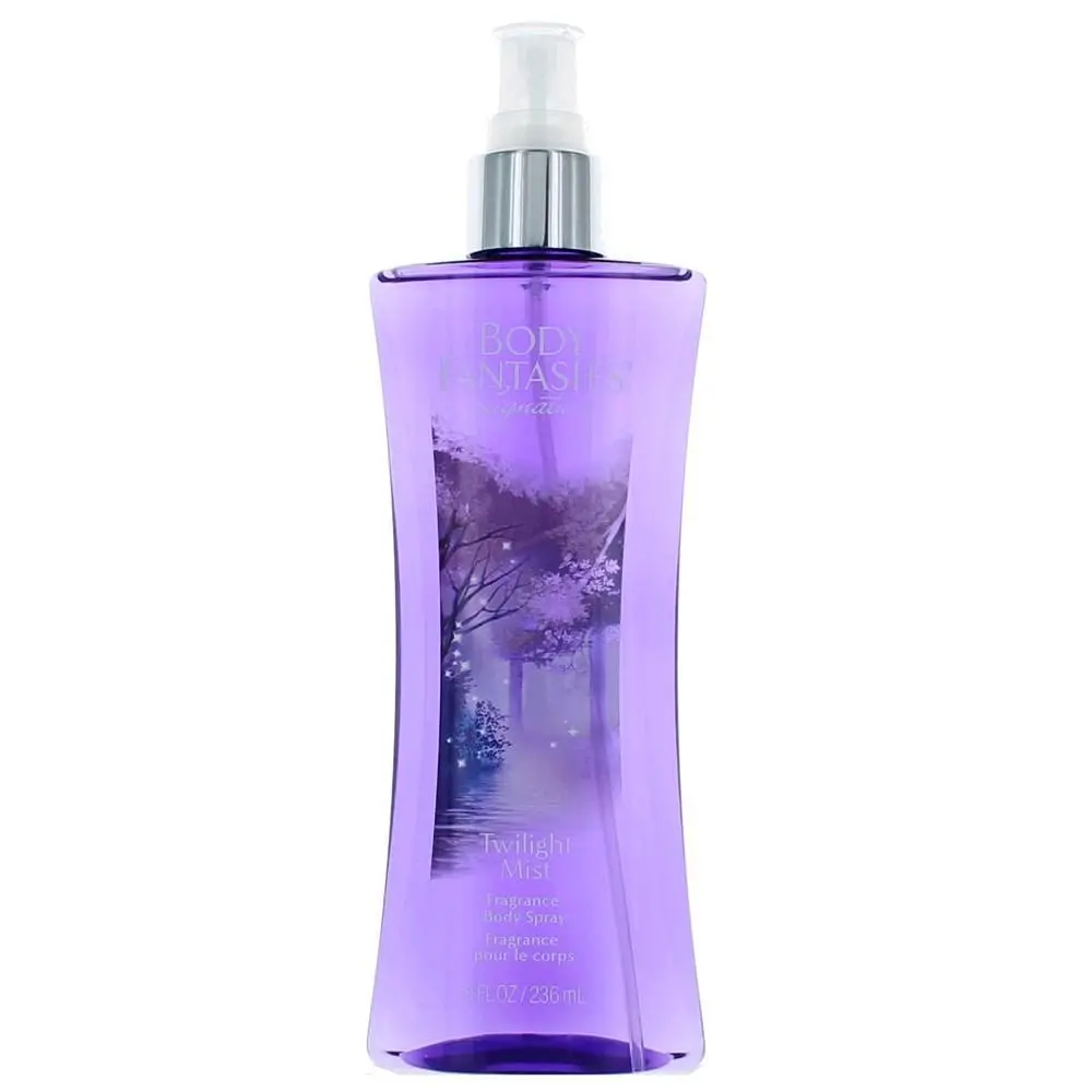 Women's Twilight Mist Body Spray by Body Fantasies - 8 oz Easy Spritzing EDP Spray, Long-Lasting Romantic Aura Dreamy Floral Musk Fragrance, Daily Wear Cologne, Bottle