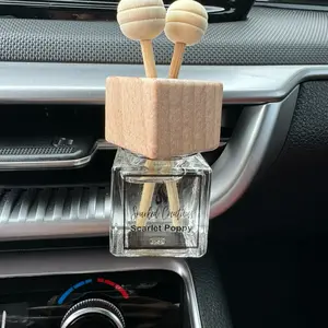 Sparked Creations 10ml Triple Scented Car Diffuser - Scarlet Poppy Freshener with Strong Intense Fragrance for Odor Elimination & Relaxation