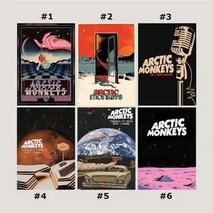 Arctic Monkeys Poster, Grunge Music Poster, Grunge Poster Print, Doorm Room Decor