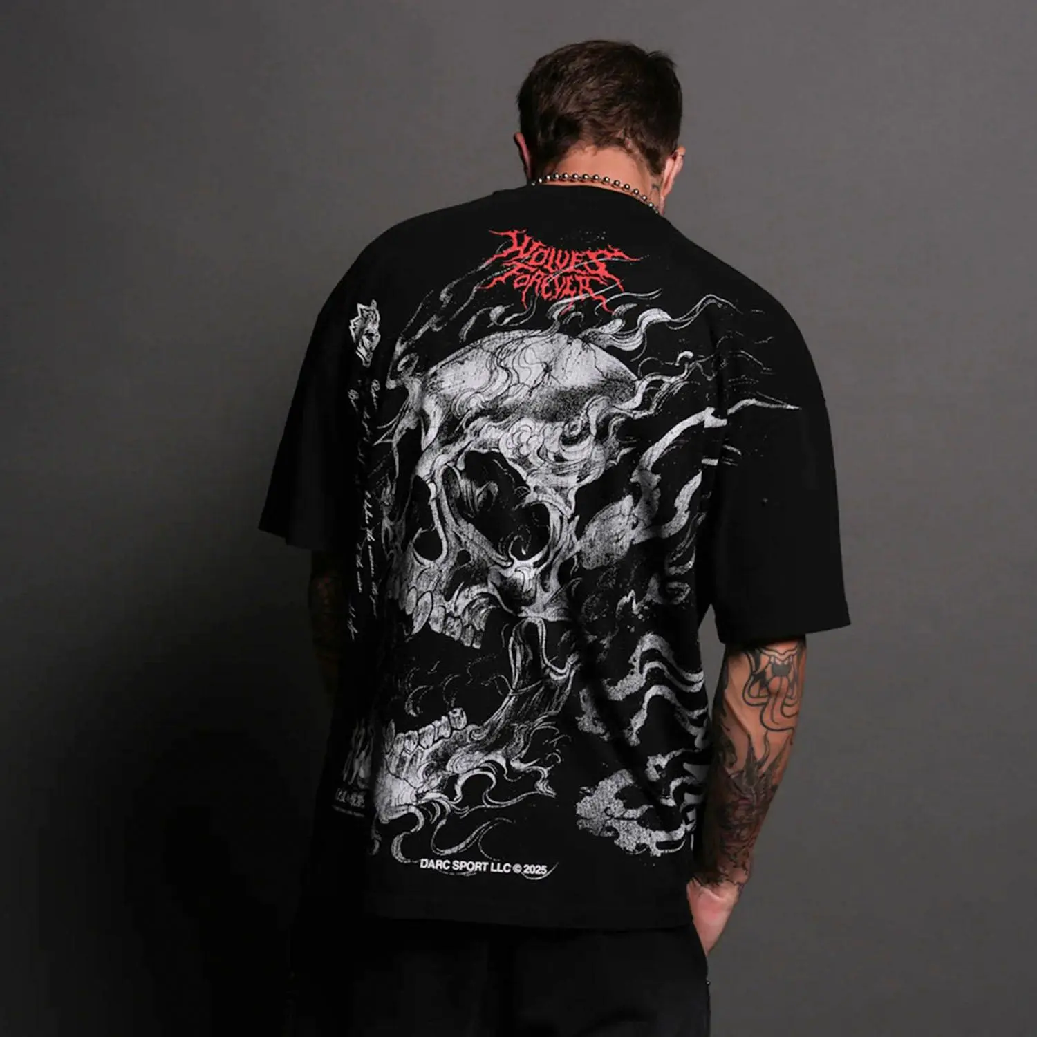 Bushido Shinigami Oversized Graphic Tshirt, Retro Japanese Street Apparel, Relaxed Unisex Lifestyle Wear