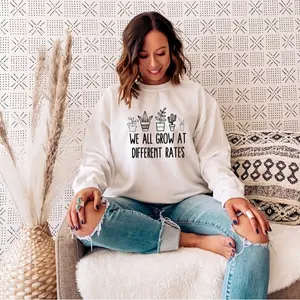 We All Grow At Different Rates Sweatshirt, Special Education Teacher Sweatshirt, Gift For Teacher Kindergarten Elementary, Teacher Gifts, Teacher Appreciation Gift, Preschool Teacher, Gift For Teacher, Elementary Teacher, Kindergarten Teacher