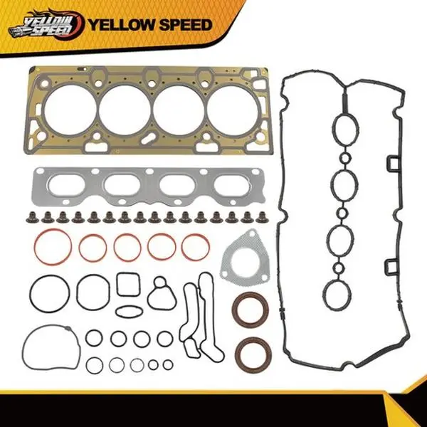 ALLGOOD Steel Engine Cylinder Head Gasket Set Kit - Includes Valve Cover Gasket, O-Rings - Fit for 2012-2015 Chevy Cruze, Sonic 1.8L (1 Set), 2011-2015 Cruze Ls