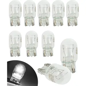 10pcs 7443 Bulbs, Car Accessories 7443 Brake Light Bulbs, Car T20 1891/7443 Dual Wire Brake Light Bulbs, 12V 21/5W Super Bright Turn Signal Light Bulbs, Car, Truck, SUV Car Light Bulb Replacement