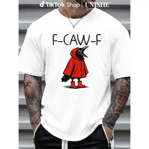 F-Cow-F Crow Humor Tee – Trendy Cool Design Shirt