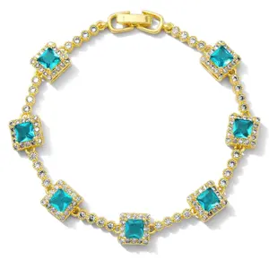 Blue diamond bracelet