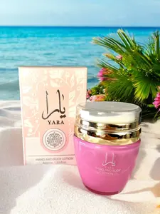 YARA Lotion by Lattafa - Hydrating Body Lotion in Pink Jar with Gold Lid for Comfort and Moisture