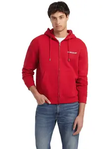 GUESS Jeans Male American Tradition Zip-Up Hoodie