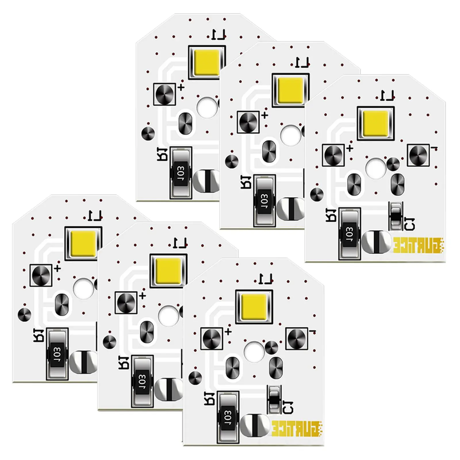 6 Pack New Upgraded GE Refrigerator LED Light Bulbs - Replacement for WR55X11132, WR55X25754, WR55X30602, WR55X26486, PS4704284, 3033142, EAP12172918, AP6261806 - 30000Hrs Extended Service Time, 30,000Hrs Longer Service Time