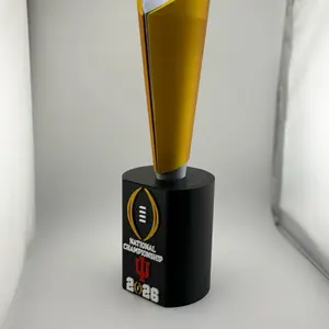 Indiana Hoosiers 15” Replica Trophy | Custom College Sports Display | Hoosier Fan Decor | Man Cave Shelf Trophy gift