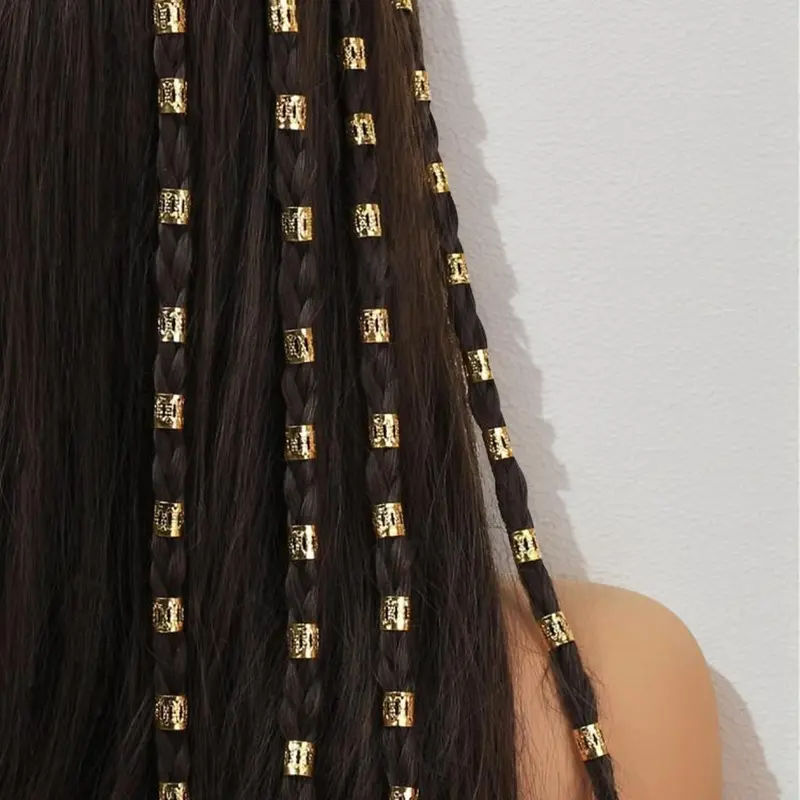 Women's Street Style Hair Braiding Tool, Hair Styling, Retro Vintage Hair Rings for Women & Girls, Fashion Hair Accessories for Party, Daily Hairstyle Decor
