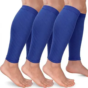 3 Pairs Pack Women Men Calf Compression Socks Calf Support Brace Support Ankle Fracture