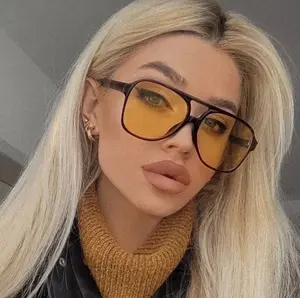 Hip Hop Color Block Sunglasses – Retro Statement Frames