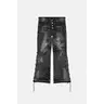 Snakeskin Flared Denim