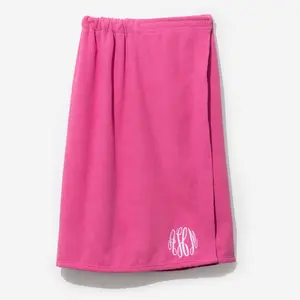 ML Marleylilly Monogrammed Towel Wrap Machine Washable Soft Absorbent Fabric Adjustable Fit Elegant Design One Size Fits Most