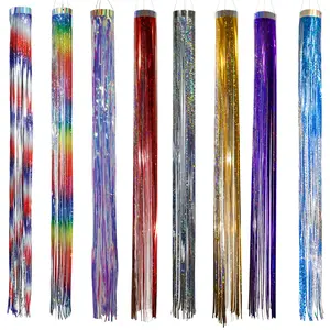 In the Breeze Holographic Mylar Windsock 51-inch Hanging Decoration Sparkling Bird Deterrent for Yards Gardens Patios