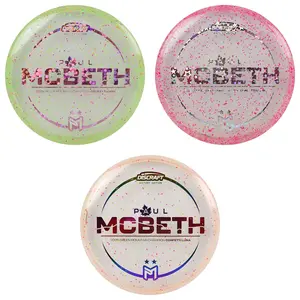 Discraft Disc Golf Paul McBeth Victory Edition Z Confetti Luna Putter 3/4/0/2 - Choose Exact Disc