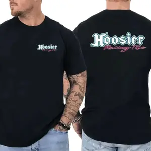 Hoosier Racing Tire Logo Men's T-Shirt Streetwear Graphic Tee For Men Available In Various Sizes Popular Motorsport Casual Top YOZ