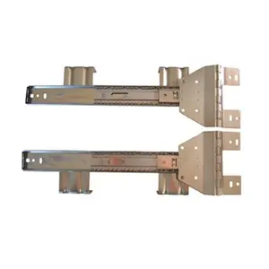 212 MAIN Knape & Vogt 22 In. Ez Door Slide - 0.75 In. Offset Hinge, Anochrome Finish, 1 Piece, Ball Bearing Movement, Inside Sidewall Mount, Permanently Staked Hinge Pins, One Piece