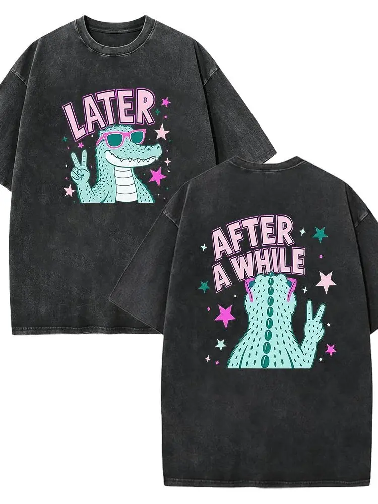Later Alligator Shirt, After A While Crocodile, Funny Retro Gator Shirt, Cute Animal Shirts # Animal # TikTokMadeMeBuyIt # TikTokShop