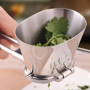 1pc Stainless Steel Coriander Chopper Herb Mincer Grinder For Parsley Vegetable Grater Cooking Manual Vanilla Kitchen Tools