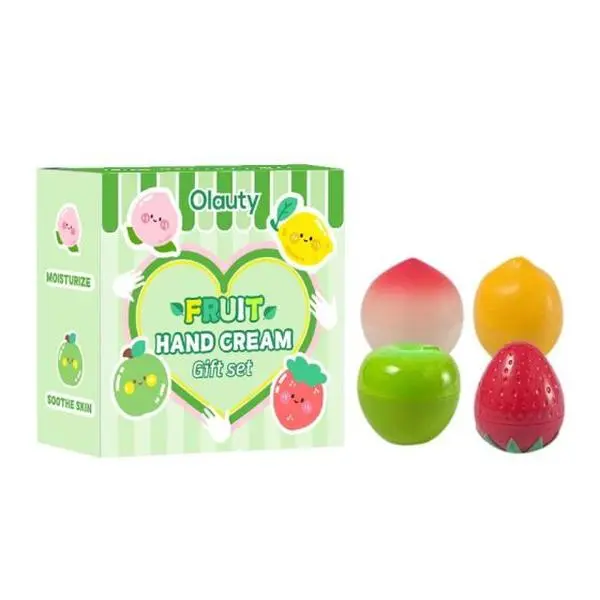 Hand Cream Gifts Set, Hand Lotion Travel Size | Fruit Shaped Hand Cream, Moisturizing for Dry Cracked Hands Party Favors Supplies, Funny Fruit Gifts for Teacher Nurse Mother