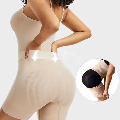 Women's Shapewear Tight Control Back-On-Off Easy Wear Small Size No Bra Needed Waist Cinch Lift Invisible Strap Outerwear Compression Body Shapewear