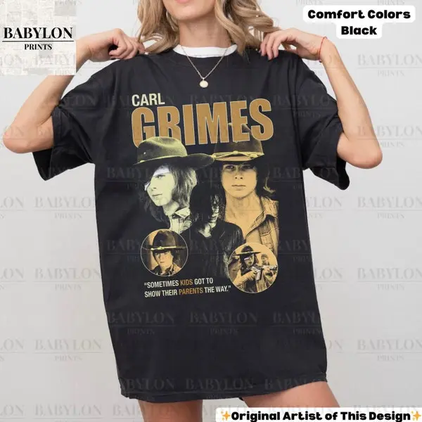 Carl Grimes Vintage T Shirt | The Walking Dead Shirt, TWD Shirt, Daryl Dixon Shirt, Rick Grimes tee, Walking Dead Merch Grimes TWD Shirt