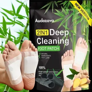 Natural Ginger Foot Detox Patches, Deep Cleansing Remove Toxins Improve Sleep Quality Foot Care Pads
