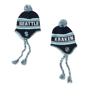 Seattle Kraken Outerstuff Tassel Knit Beanie