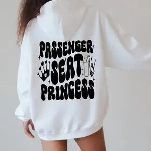 Passenger Seat Princess Hoodie, Passenger Princess Hoodie Unisex Classic Cotton Collar