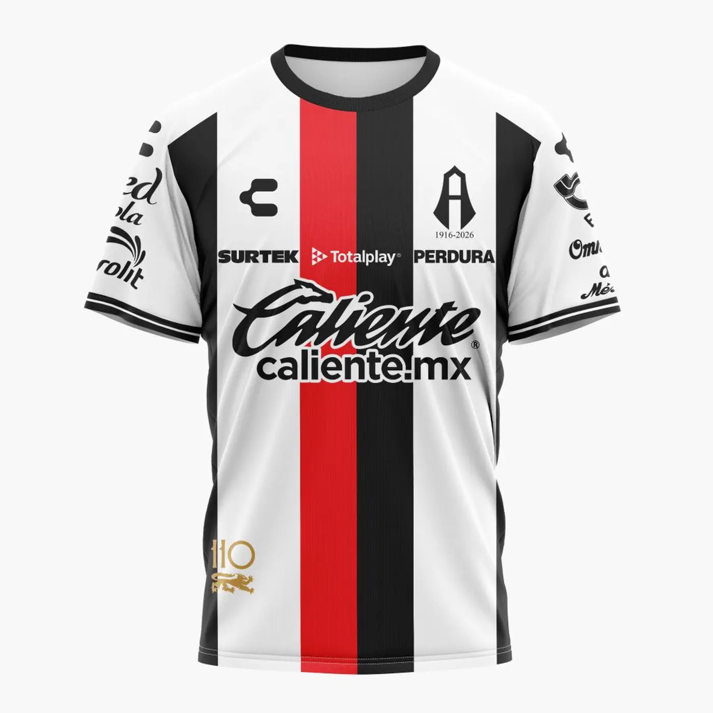 LIGA MX Atlas F.C TShirts Personalized 2026-27 110th Anniversary Away Design