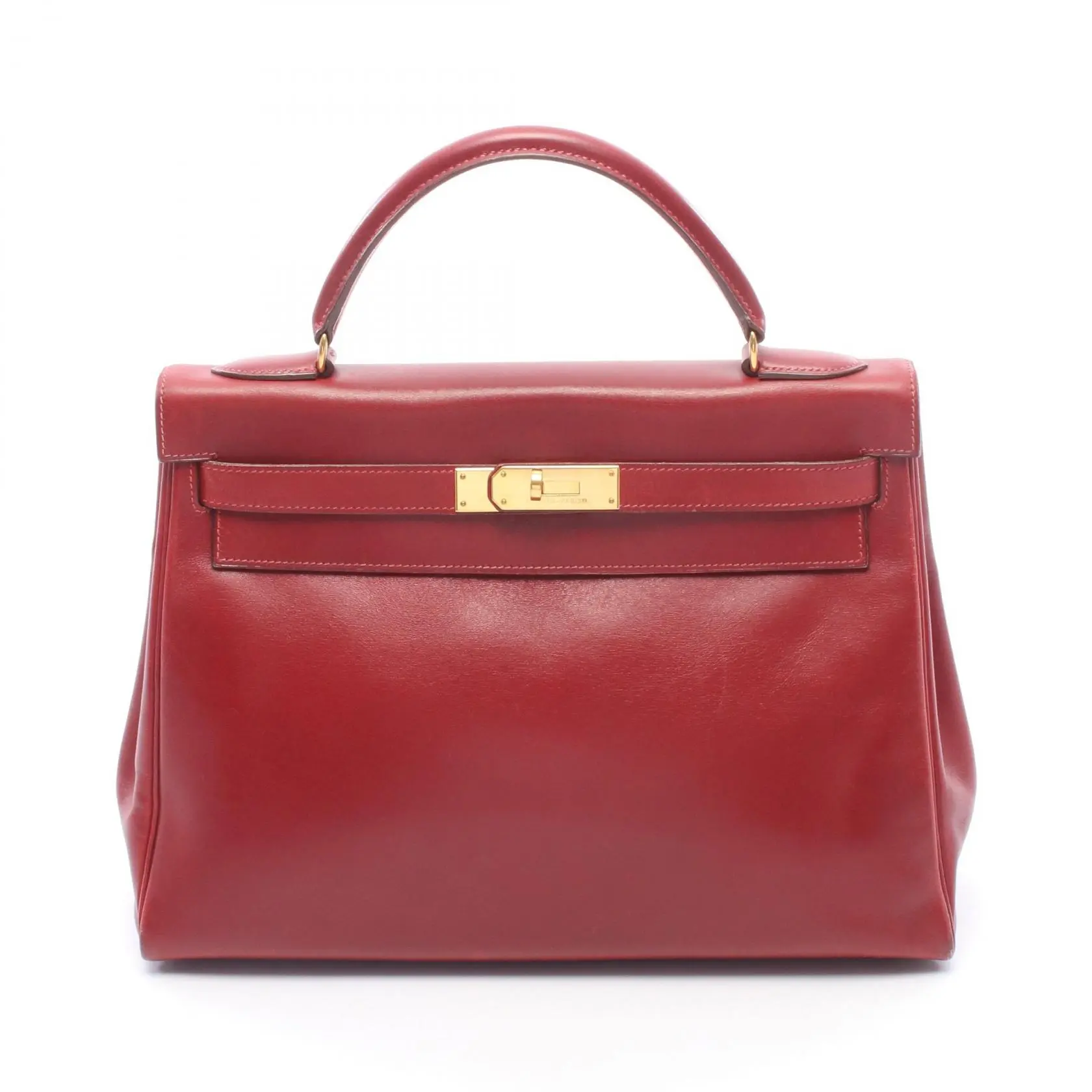 Pre-owned HERMÈS Calfskin Shoulder Bags Hermes Kelly32 Tadelakt