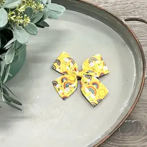 Rainbow Clippy Bow Style #6