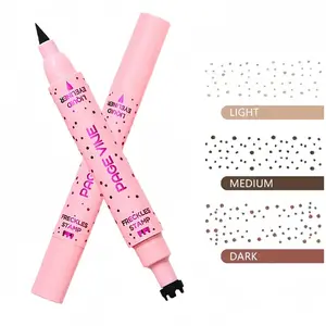 Dual-Ended Freckle & Eyeliner Pen – 2-in-1 Natural Faux Freckles, Waterproof & Smudge-Proof, Long-Lasting, Easy to Apply, Perfect Gift for Women