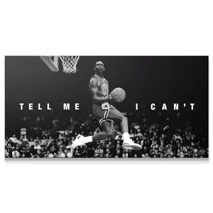 Michael Jordan Motivational Poster – “Tell Me I Can’t” Basketball Wall Art