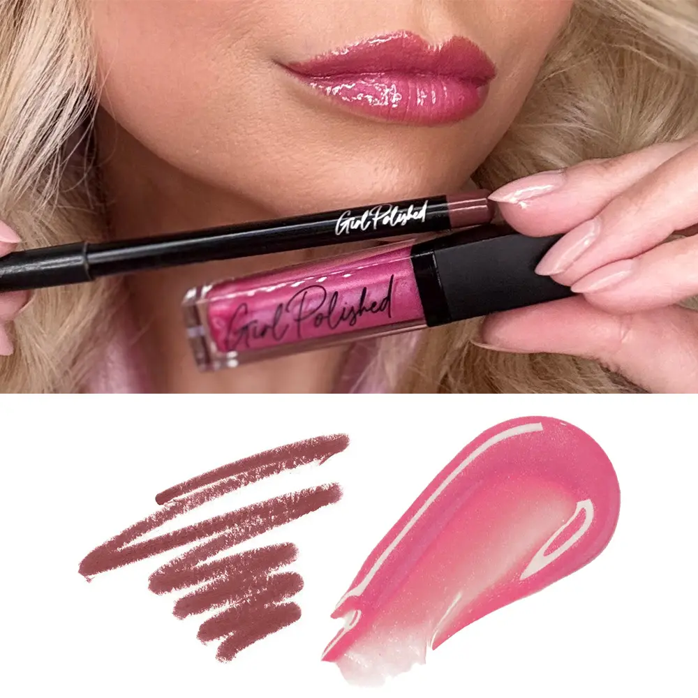 Girlpolished Curry + Cosmopolitan Lip Duo Bundle