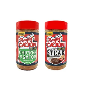 Chicken & Gator Seasoning and Sizzlin' Steak Seasoning Combo Pack by Ragin' Cajun
