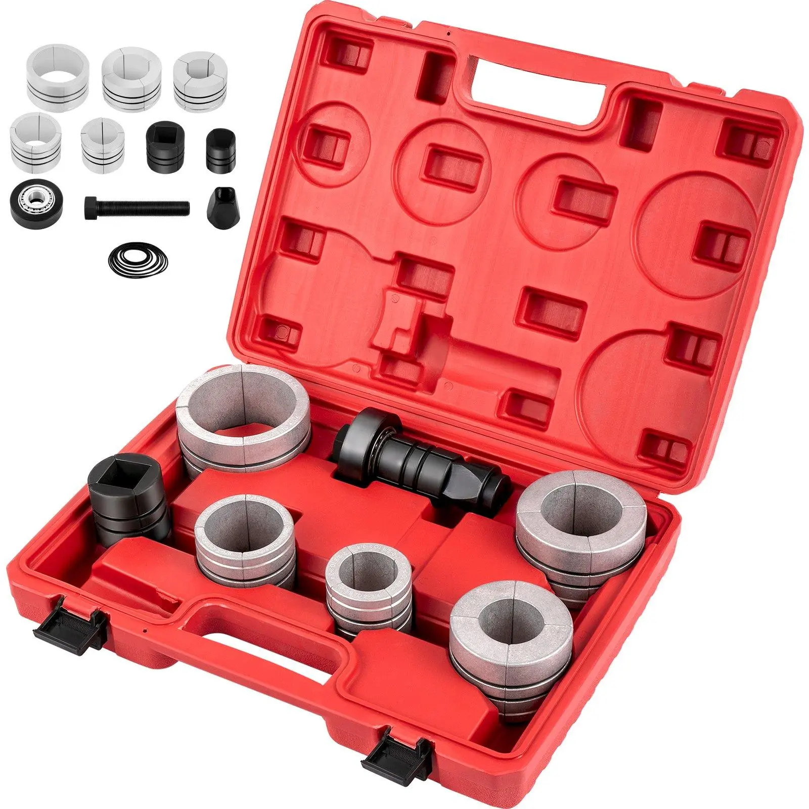 【Summerfinds】VEVOR Pipe Stretcher Kit Exhaust Pipe Stretcher Kit 1-5/8" to 4-1/4"Exhaust Pipe Expander Kit for Tail Pipe TubeExhaust Pipe Expander Tool w/Storing Case7 Pcs Pipe ExpanderExhaust Stretcher
