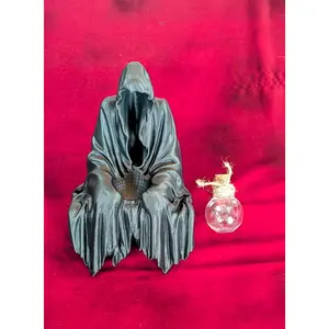 Phantom Trinket Holder - Gothic Cloaked Specter with Potion Bottle