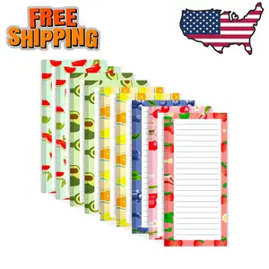 9 Pack Magnetic Notepads for Refrigerator, Magnetic Notepads