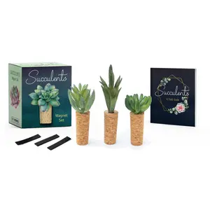 Succulents Magnet Set by RP Minis [Novelty Gift]