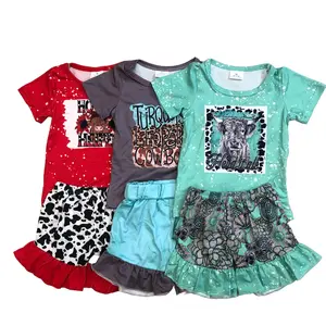 Girl Summer Shorts Set Western Clothes Girl Summer Clothing Summer Outfit