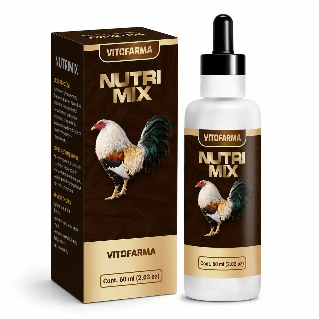 Vitofarma Nutrimix for Poultry | Poultry Nutritional  | 60 mL